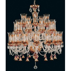 Candelabru Cristale, Bohemia, E14, EL0105223036TB, Crystal