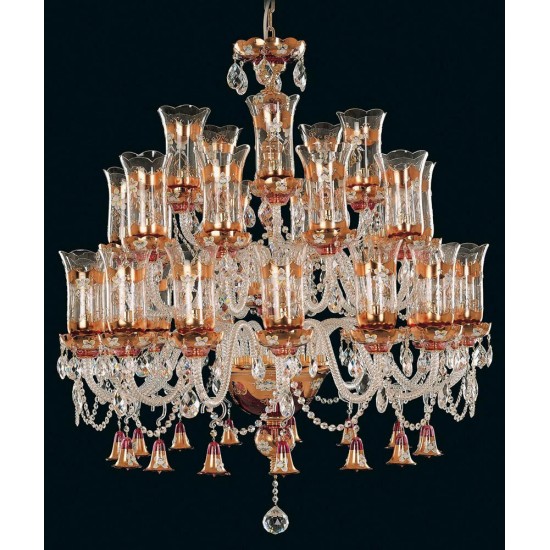 Candelabru Cristale, Bohemia, E14, EL0105223036TB, Crystal