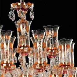 Candelabru Cristale, Bohemia, E14, EL0105223036TB, Crystal
