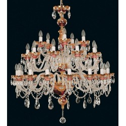 Candelabru Cristale, Bohemia, E14, EL0105223036, Crystal