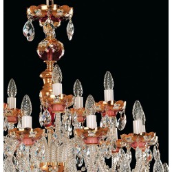 Candelabru Cristale, Bohemia, E14, EL0105223036, Crystal