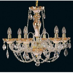 Candelabru Cristale, Clasic, Bohemia, E14, EL010522631, Crystal