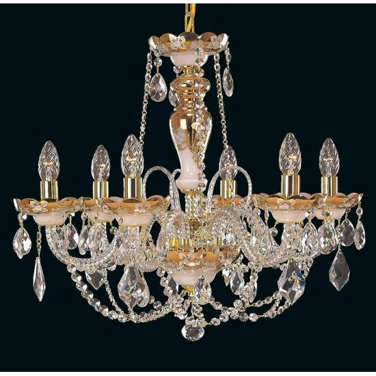 Candelabru Cristale, Clasic, Bohemia, E14, EL010522631, Crystal