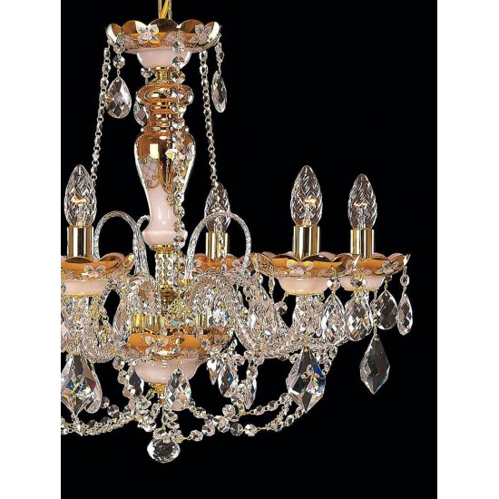 Candelabru Cristale, Clasic, Bohemia, E14, EL010522631, Crystal