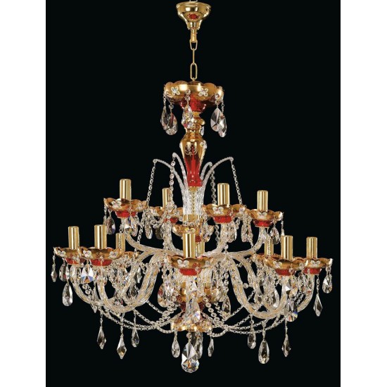 Candelabru Cristale, Clasic, Bohemia, E14, EL0105241237, Crystal
