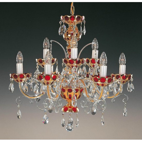 Candelabru Cristale, Clasic, Bohemia, E14, EL010542937, Crystal