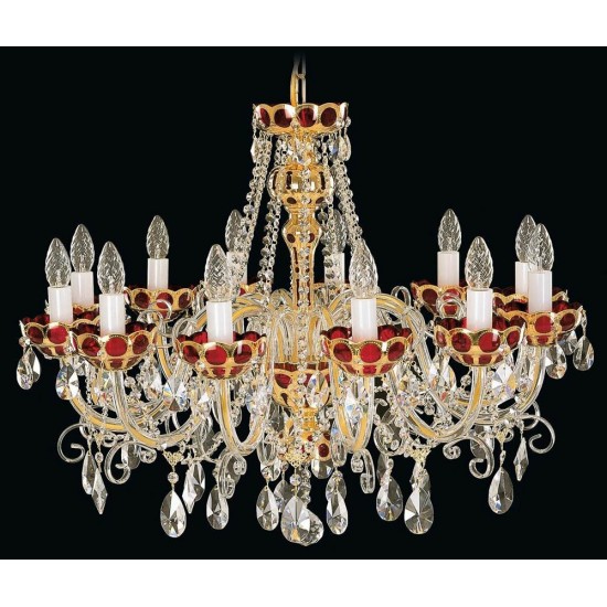 Candelabru Cristale, Bohemia, E14, EL0105451237, Crystal