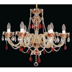 Candelabru Cristale, Clasic, Bohemia, E14, EL010547617-7, Crystal