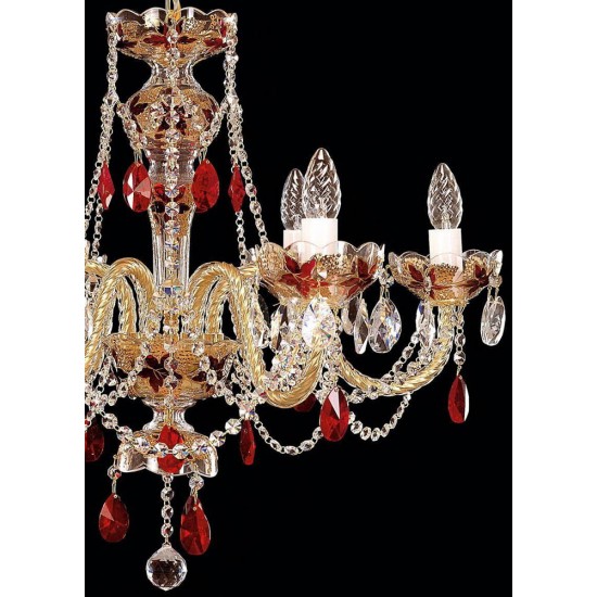 Candelabru Cristale, Clasic, Bohemia, E14, EL010547617-7, Crystal