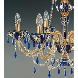 Candelabru Cristale, Clasic, Bohemia, E14, EL010548613-3, Crystal