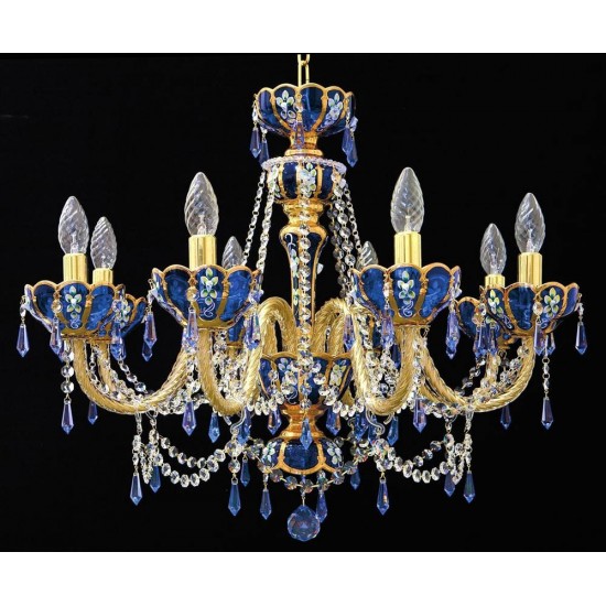 Candelabru Cristale, Clasic, Bohemia, E14, EL010548813-3, Crystal