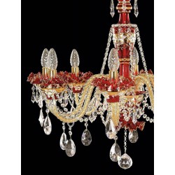 Candelabru Cristale, Clasic, Bohemia, E14, EL010550837, Crystal