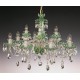 Candelabru Cristale, Verde, Bohemia, E14, EL0106011215, Crystal