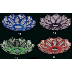 Candelabru Cristale, Verde, Bohemia, E14, EL0106011215, Crystal