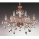 Candelabru Cristale, Ruby, Bohemia, E14, EL010601917, Crystal