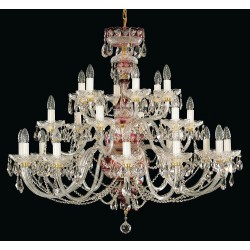 Candelabru Cristale, Bohemia, E14, EL0106102479, Crystal