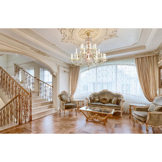 Candelabru Cristale, Bohemia, E14, EL0106102479, Crystal