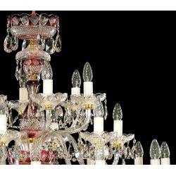 Candelabru Cristale, Bohemia, E14, EL0106102479, Crystal