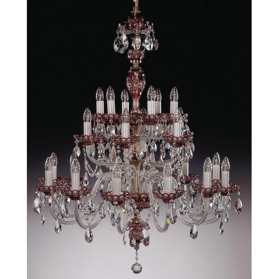 Candelabru Cristale, large, Bohemia, E14, EL0106202417, Crystal