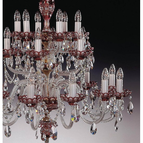 Candelabru Cristale, large, Bohemia, E14, EL0106202417, Crystal