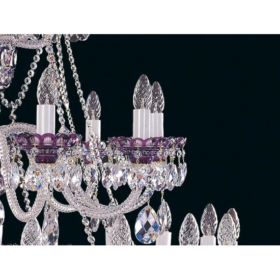 Candelabru Cristale, large, Bohemia, E14, EL0106203514, Crystal