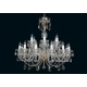 Candelabru Cristale, Sticla, Bohemia, E14, EL0106211819, Crystal