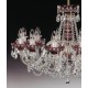 Candelabru Cristale, violet, Bohemia, E14, EL0106221217, Crystal
