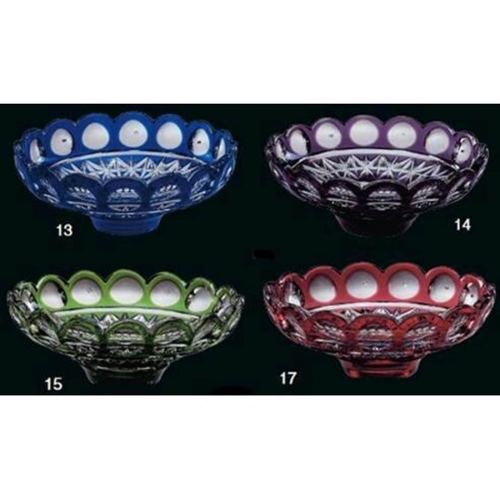 Candelabru Cristale, violet, Bohemia, E14, EL0106221217, Crystal