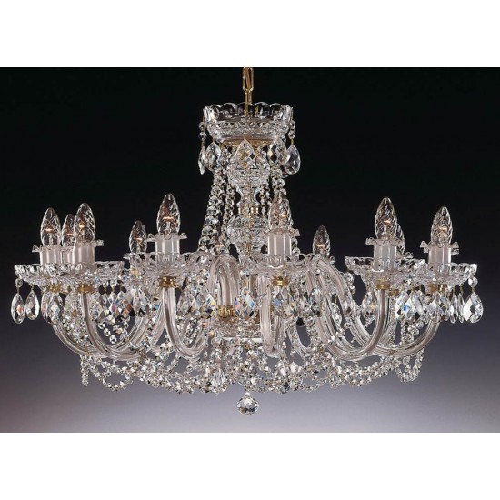 Candelabru Cristale, lux, Bohemia, E14, EL0106221219, Crystal