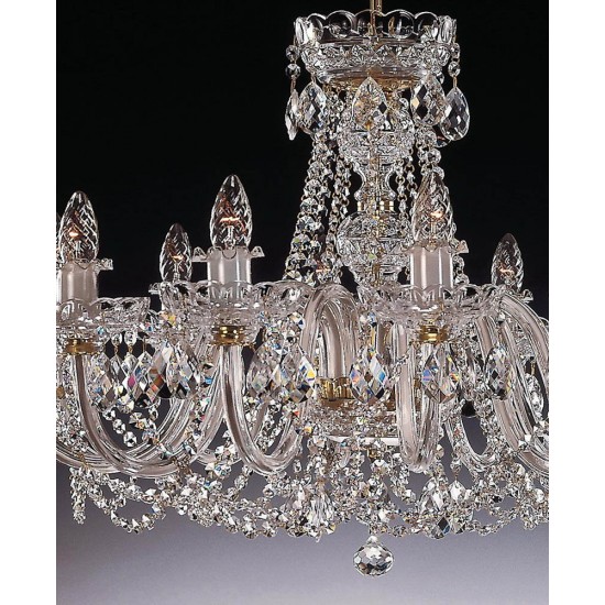 Candelabru Cristale, lux, Bohemia, E14, EL0106221219, Crystal