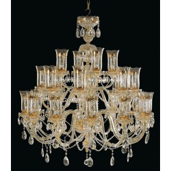 Candelabru Cristale, Bohemia, E14, EL0106512401T, Crystal