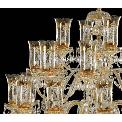 Candelabru Cristale, Bohemia, E14, EL0106512401T, Crystal
