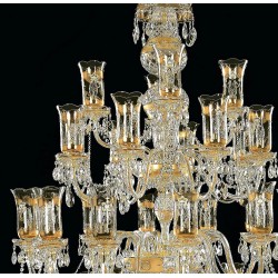Candelabru Cristale, Bohemia, E14, EL0106514801T, Crystal