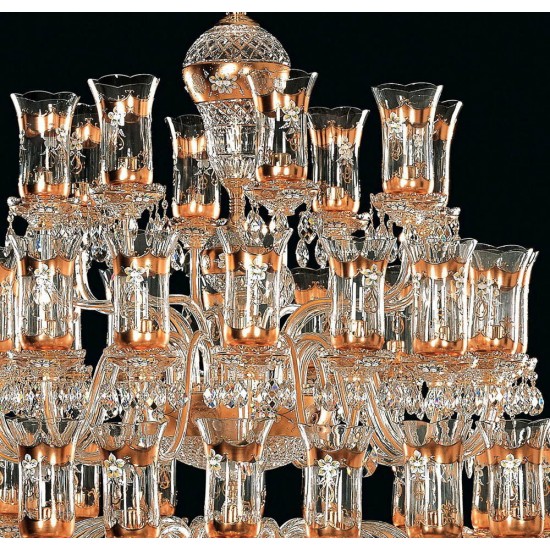Candelabru Cristale, Bohemia, E14, EL0106517201T, Crystal
