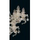 Candelabru Cristale, Sticla, Bohemia, E14, EL0106631219, Crystal
