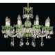 Candelabru Cristale, Verde, Bohemia, E14, EL010666815, Crystal