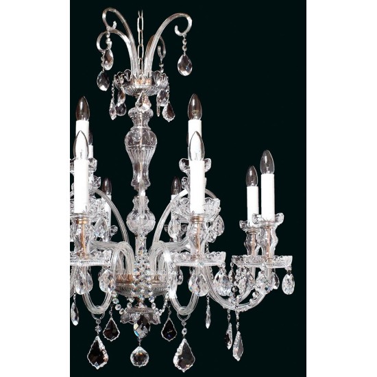 Candelabru Crystal Cristale, lux, Bohemia, E14, EL0106701201, Crystal
