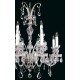 Candelabru Crystal Cristale, lux, Bohemia, E14, EL0106701201, Crystal