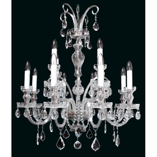 Candelabru Crystal Cristale, lux, Bohemia, E14, EL0106701201, Crystal