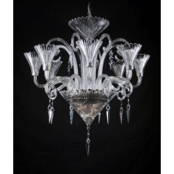 Candelabru Cristale, Baccarat Style N, Bohemia, E14, EL0106758+303, Crystal