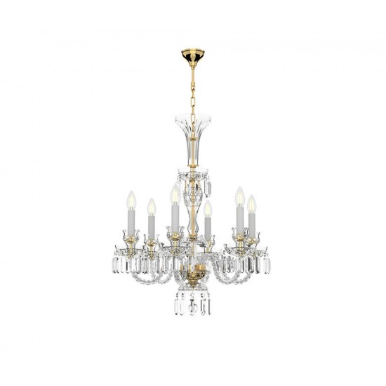 Candelabru Cristale, lux, Bohemia, E14, EL010678603AD, Crystal