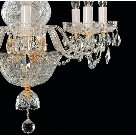 Candelabru Cristale, Lux, Bohemia, E14, EL0106801102, Crystal