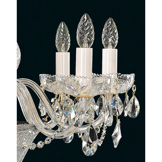 Candelabru Cristale, Lux, Bohemia, E14, EL0106801102, Crystal
