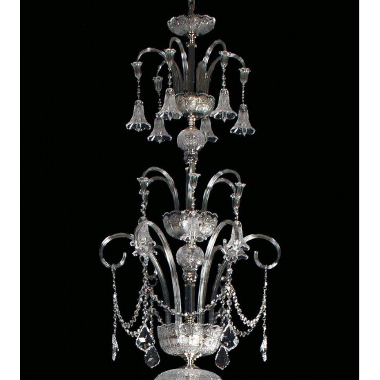 Candelabru Cristale, large, Bohemia, E14, EL0106803001, Crystal