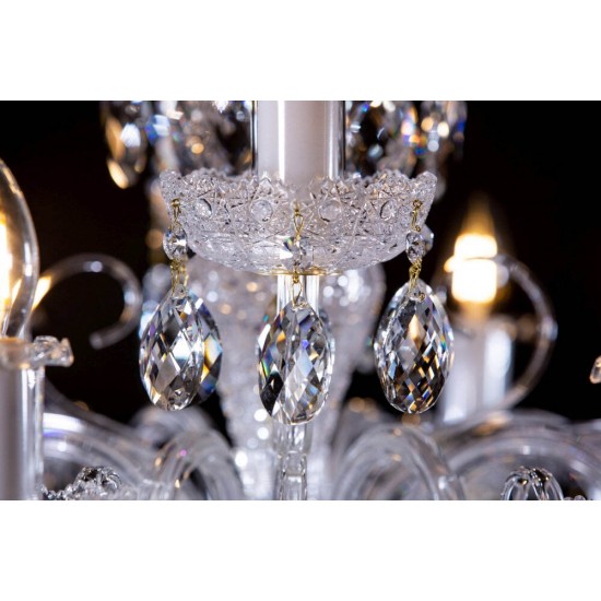 Candelabru Cristale, lux, Bohemia, E14, EL0106811201, Crystal