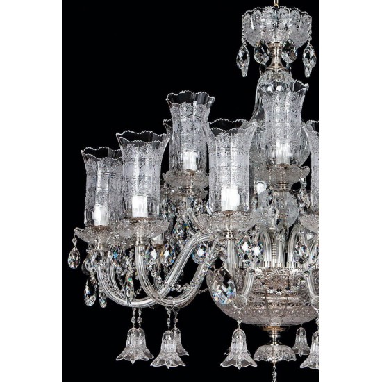 Candelabru Cristale, Lux, Bohemia, E14, EL01068118301TB, Crystal