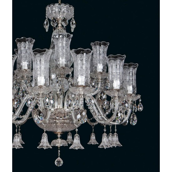 Candelabru Cristale, Lux, Bohemia, E14, EL01068118301TB, Crystal