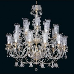 Candelabru Cristale, Bohemia, E14, EL01068124301TB, Crystal