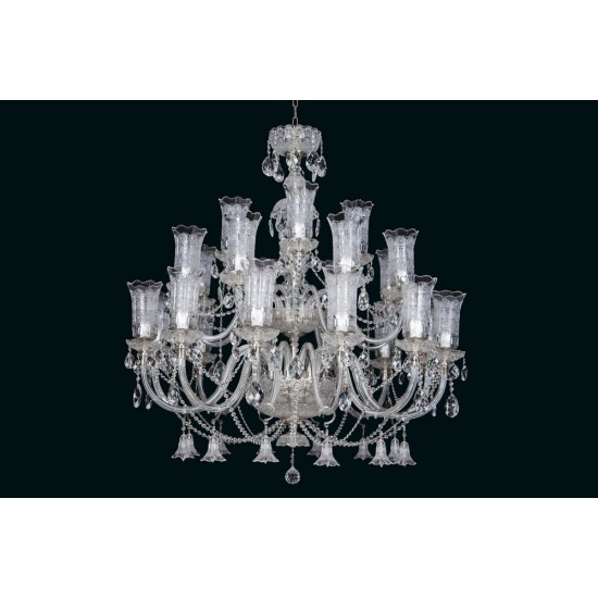 Candelabru Cristale, Bohemia, E14, EL01068124301TB, Crystal