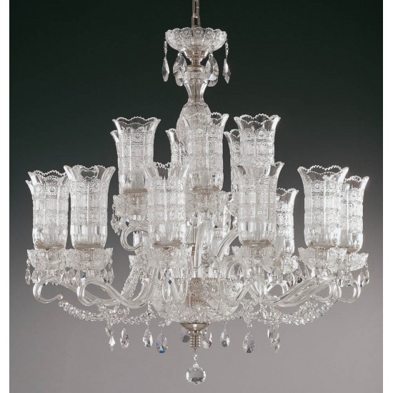 Candelabru Cristale, Lux, Bohemia, E14, EL0106831819T, Crystal